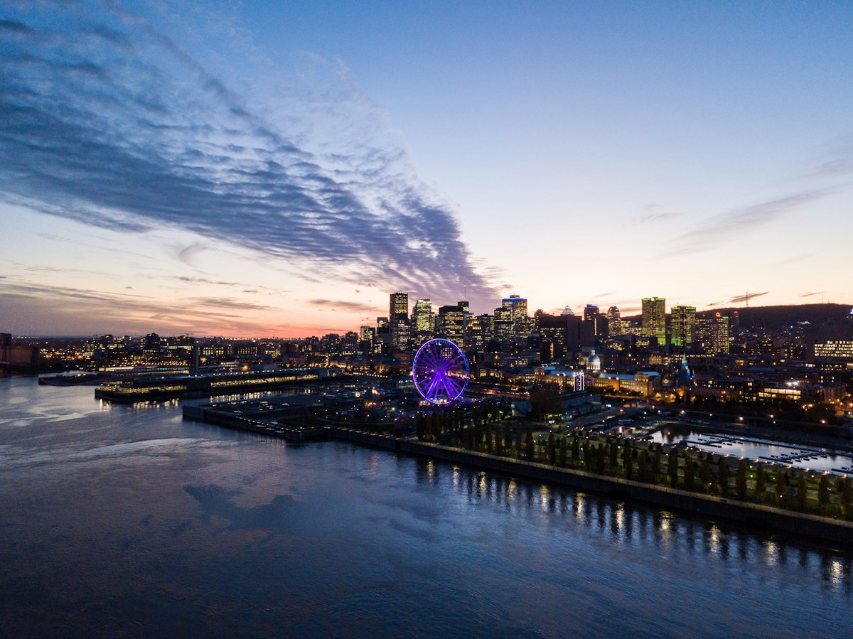 Montreal Skyline and Stages